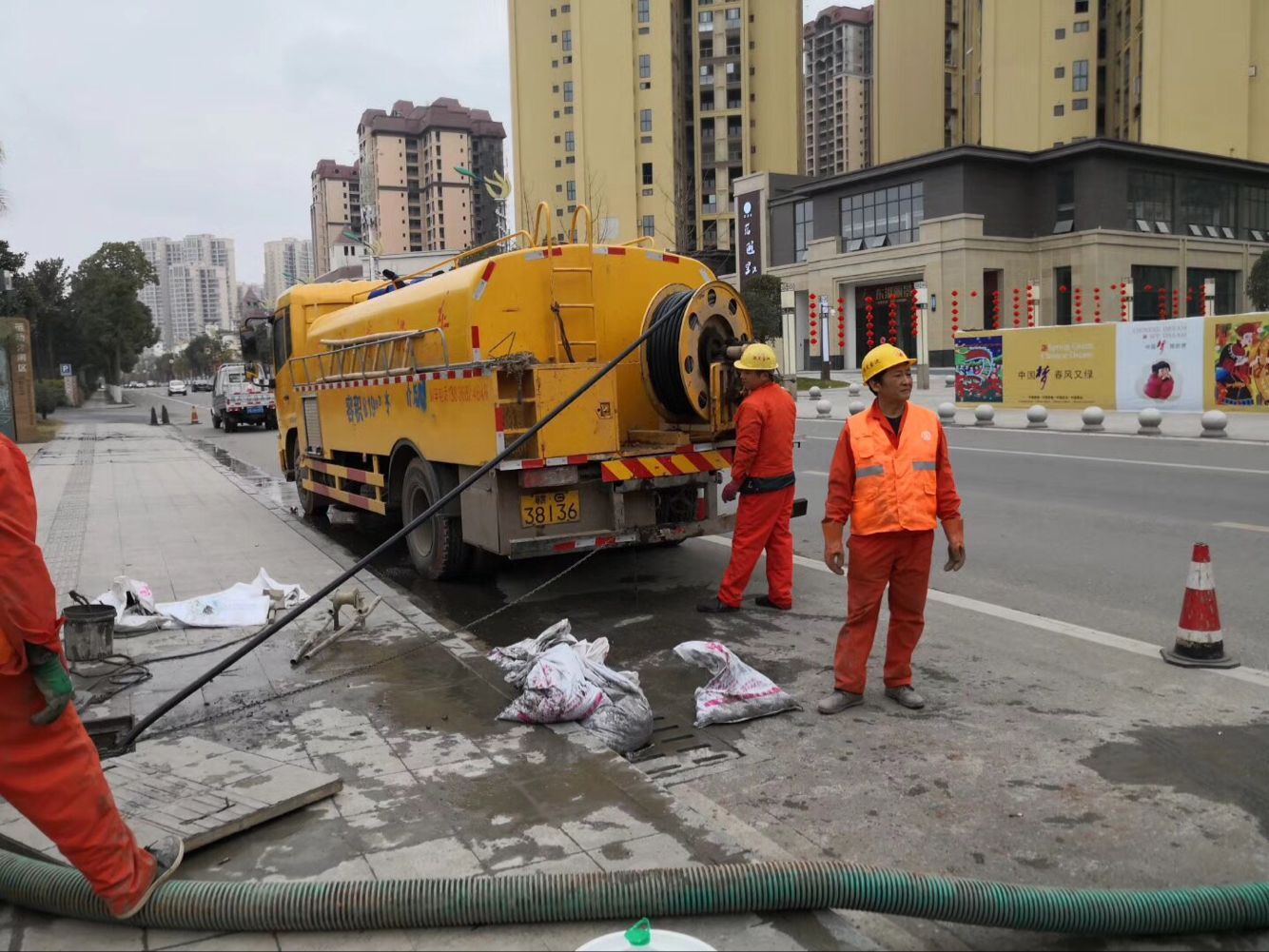 宁河排污管道清淤-管道清洗