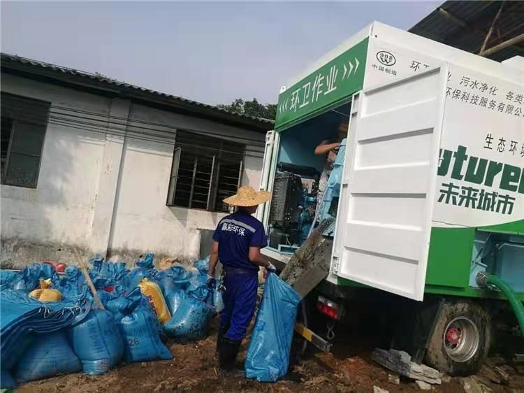 宁河工业污泥压干处理